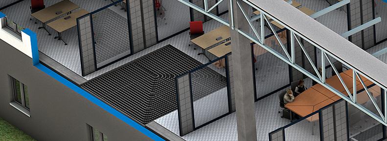 地暖墻面輻射供熱